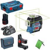 Лінійний лазерний нівелір Bosch GLL 3-80 CG Professional + BM 1 (12 V) + L-Boxx (0601063T00)
