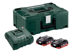 Набір акумуляторів Metabo LiHD 2x4.0 Ач + 1x ASC Ultra + MetaLoc (685130000)