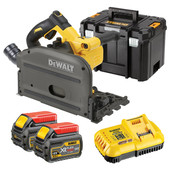 Пила занурювальна акумуляторна XR FLEXVOLT DeWALT DCS520T2