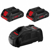 2 акумулятори Bosch ProCORE Li-Ion 18 В/4 Ач + зарядний пристрій (1600A016GF)