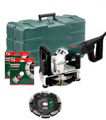 Штроборез Metabo MFE 40 + 2 алмазні диски + алмазний фрезерувальний диск 20 мм (604040900)
