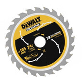 Диск пильний XR розміром 165 х 20 мм, кількість зубів - 24, DeWALT DT99560