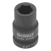 Головка торцева ударна IMPACT 1/2, 17 мм DeWALT DT7535