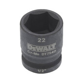Головка торцева ударна IMPACT 1/2, 22 мм DeWALT DT7540