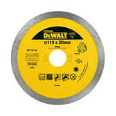 Диск алмазний 110х5мм для плиткорізу DWC410 DeWALT DT3714
