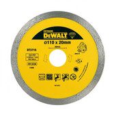 Диск алмазний 110х8мм для плиткорізу DWC410 DeWALT DT3715