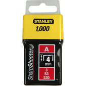 Скоби тип А висотою 4 мм, для ручного степлера Light Duty, в упаковці 1000 шт STANLEY 1-TRA202T