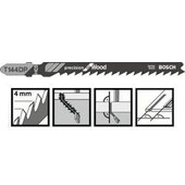 Пильне полотно Bosch Precision for Wood T 144 DP 1шт
