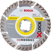 Диск алмазний відрізний Bosch X-Lock Standart for Universal 125x2x22.2 (2608615166)