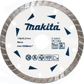 Диск алмазний відрізний Makita Turbo 125x22.23