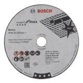 Bosch 2608601520 5 Відрізний круг Expert for INOX 76 x 1 x 10мм для GWS 12V-76, пряіой