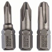 Bosch 2607001752 3 біти Extra Hard 25 мм PH / 1/2/3