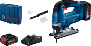 Акумуляторний лобзик Bosch GST 185-LI, 2 x GBA 18V 4.0Ah,  GAL 18V-40, кейс (06015B3024)