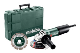 Кутова шліфувальна машина Болгарка Metabo W 850-125 Set (603608510)