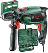 Дриль ударний Bosch UniversalImpact 700 в чемодані з набором з 39 насадками (060313100A)
