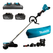 Акумуляторна коса Makita DUR368LZ + BL1850B 2шт + DC18RD + Ламзак надувний