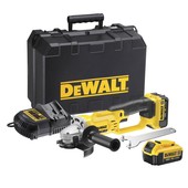 Кутова акумуляторна шліфувальна машина DeWALT DCG412M2