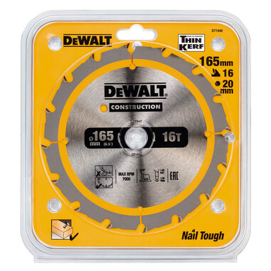 Диск пильний DeWALT DT1948 фото 2