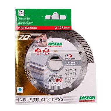 Диск алмазний відрізний Distar Gres Master 1A1R 125х22,2 фото 2