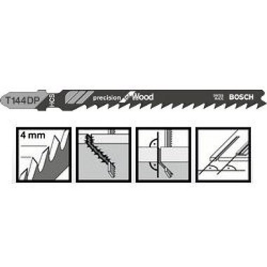 Пильне полотно Bosch Precision for Wood T 144 DP 1шт