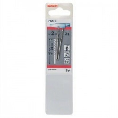 Свердло по металу Bosch HSS-G 2x49 мм. 2 шт.