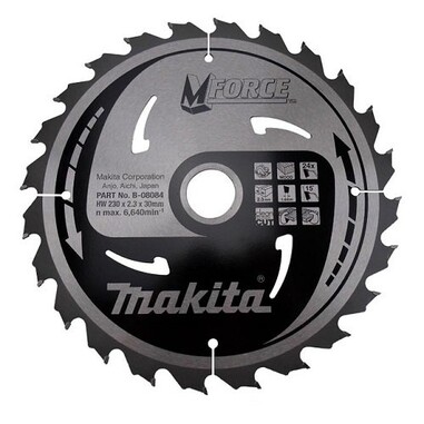 Диск пильний по деревині MAKITA MForce 230x30 мм 24 зуба