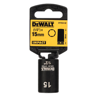 Головка торцева коротка ударна IMPACT DeWALT DT7533 фото 2