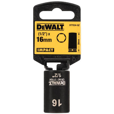 Головка торцева коротка ударна IMPACT DeWALT DT7534 фото 2