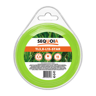 Косильна волосінь SEQUOIA TL3.0-L15-Star