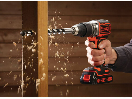 Дриль-шуруповерт ударний безщітковий акумуляторний BLACK+DECKER BL188N фото 2