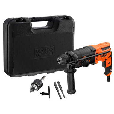Перфоратор мережевий SDS-Plus BLACK+DECKER BEHS01K фото 2