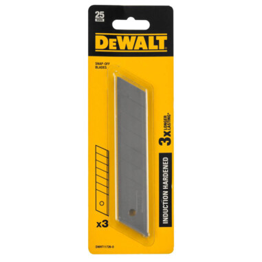 Леза запасні шириною 25 мм з сегментами, що відламуються DeWALT DWHT11726-0 фото 2
