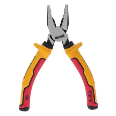 Плоскогубці електрика LASER HARDENEDl VDE 1000V комбіновані довжиною 160 мм DeWALT DWHT82810-0 фото 2