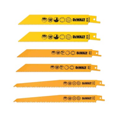 Набір полотен пиляльних DeWALT, для шабельних пил DeWALT DT2444
