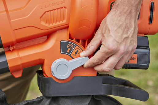 Садовий пилосос акумуляторний безщітковий BLACK+DECKER BCBLV3625L1 фото 2