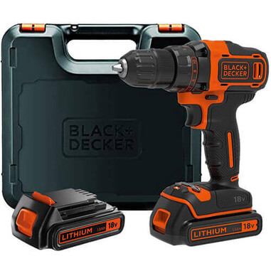 Акумуляторний дриль-шуруповерт BLACK+DECKER BDCDD186KB