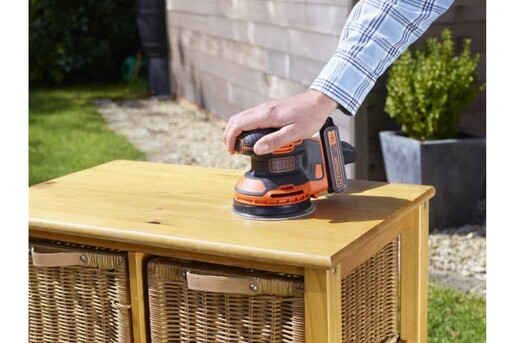 Ексцентрикова шліфувальна машина акумуляторна BLACK+DECKER BDCROS18 фото 3