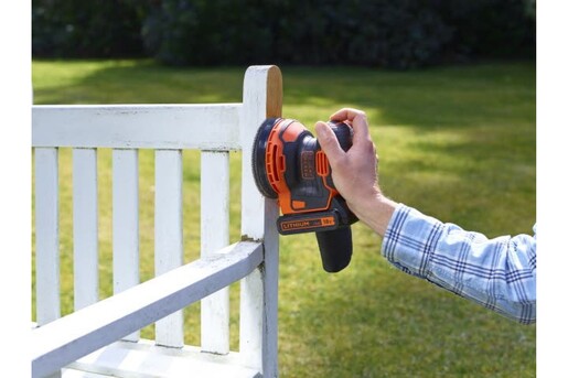Ексцентрикова шліфувальна машина акумуляторна BLACK+DECKER BDCROS18N фото 5