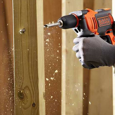 Дриль ударний BLACK+DECKER BEH710 фото 4