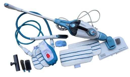 Парова щітка та пароочисник BLACK+DECKER FSMH13101SM фото 3