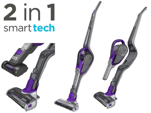 Пилосос акумуляторний (електровіник) BLACK+DECKER SVJ520BFSP фото 2