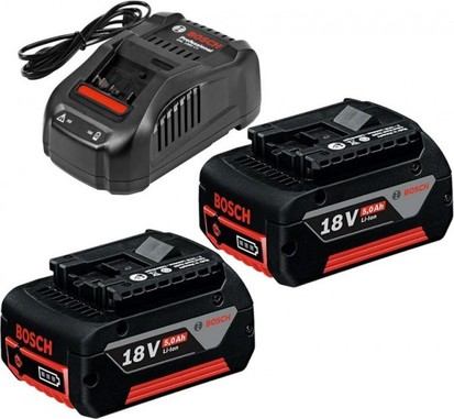 Набір акумуляторів Bosch GBA Li-Ion 18 В/5 Ач + зарядний пристрій GAL 1880 (1600A00B8J)