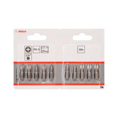 Bosch 2607001512 10 біт Extra Hard 25 мм PH2