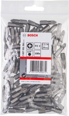 Bosch 2607001561 100 біт Extra Hard 25 мм PZ2