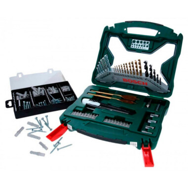 Bosch 2607017523 Набір X-Line 50 Titanium + набір кріплення 173 шт.
