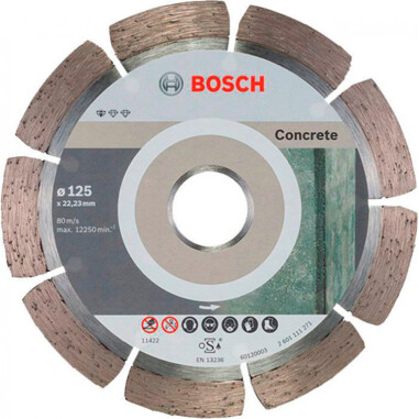Bosch 2608603240 Алмазний диск Standard for Concrete125-22,23, 10 шт в уп.