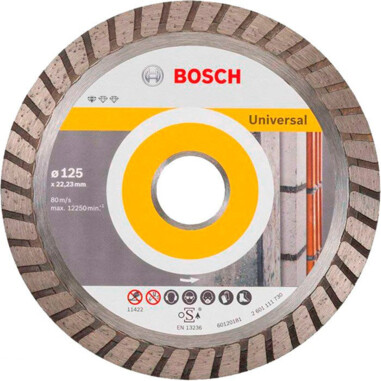 Bosch 2608603250 Алмазний диск Standard for Universal Turbo 125-22,23, 10 шт в уп.