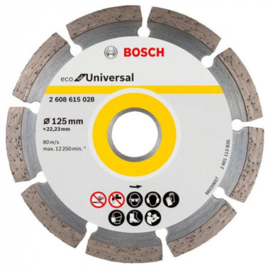 Bosch 2608615028 Алмазний диск ECO Universal 125-22,23