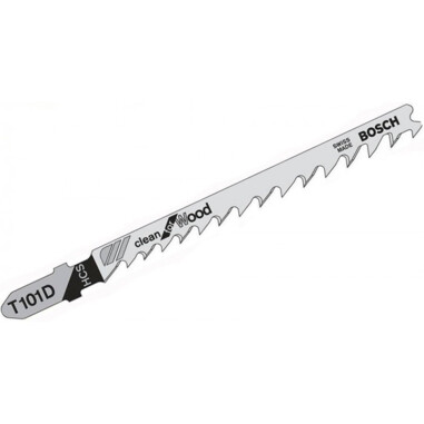 Bosch 2608630032 5 Лобзикових ПИЛОК T 101 D Clean for Wood, HCS