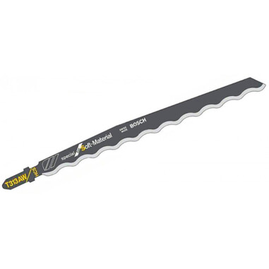Bosch 2608635187 3 Лобзикових пилки T 313 АW Special for Soft Material, HCS